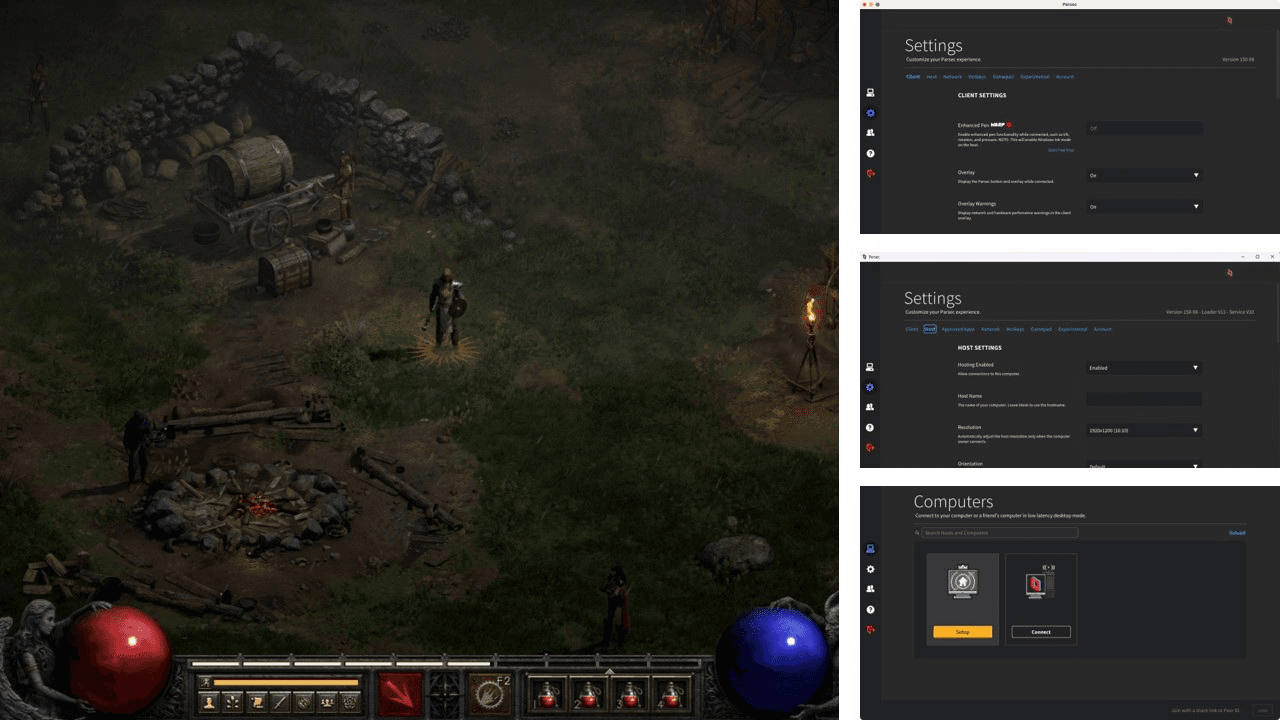 맥북 필수프로그램 파섹 Parsec으로 PC 게임하기