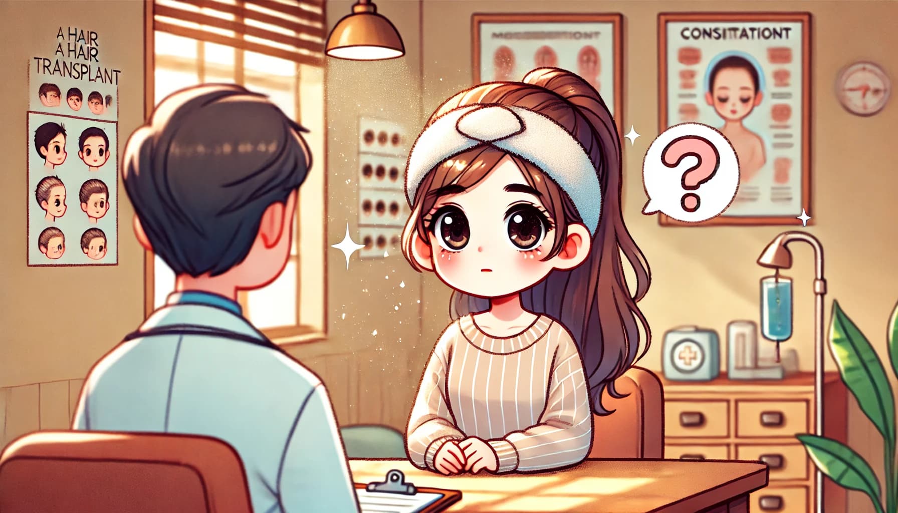모발이식과 잔머리 정리합니다