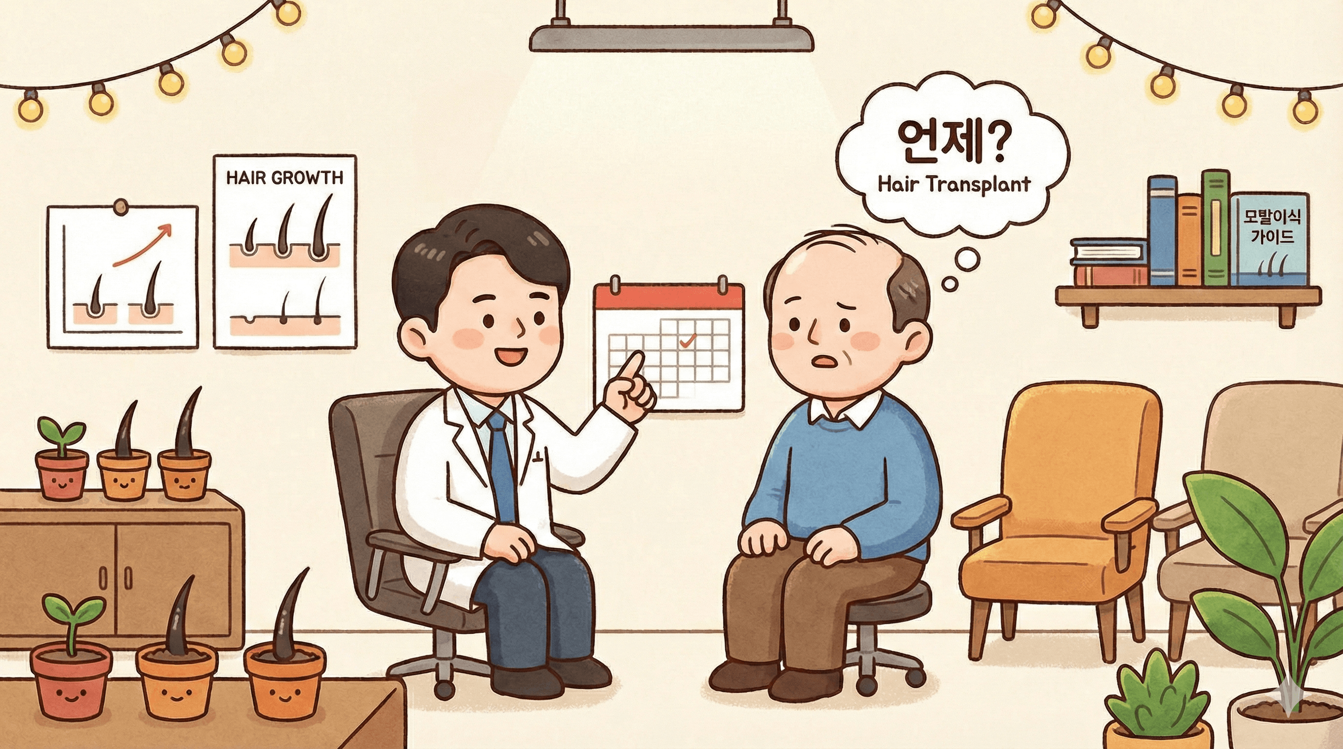 헤어라인 모발이식 언제 해야 하나요