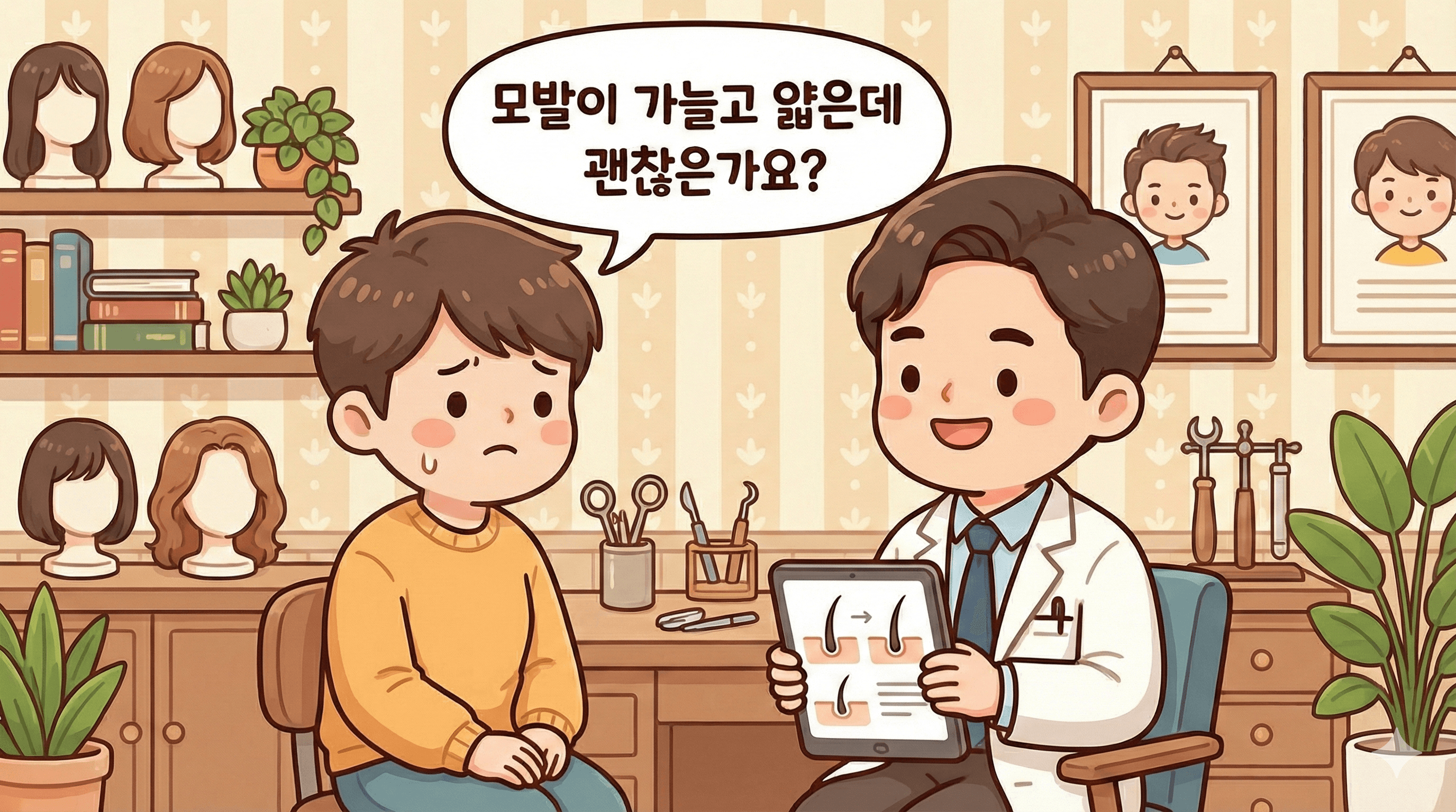 모발이식 가는 얇은 머리 가능한가요