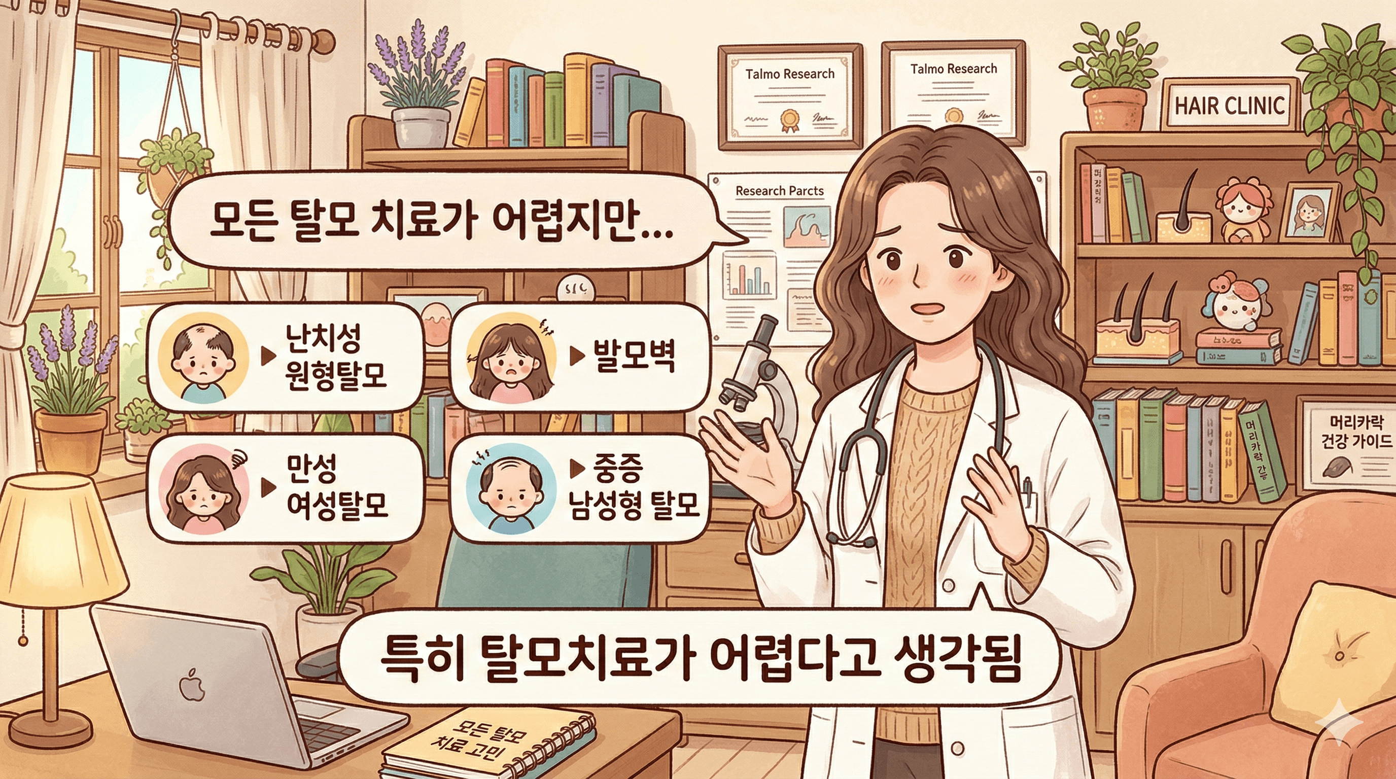 탈모치료 가장 어려운 탈모 알려드립니다