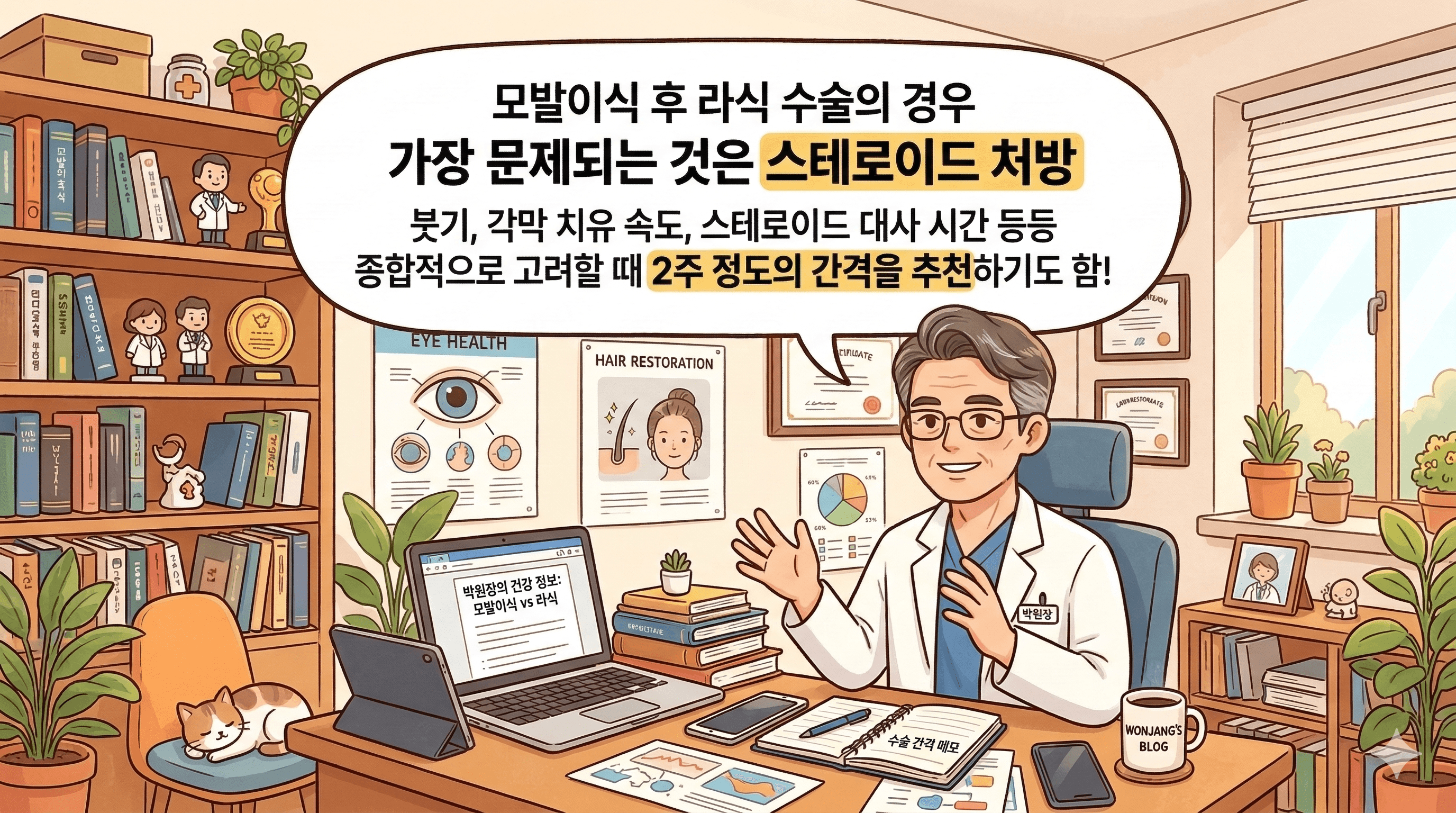 모발이식 라식 수술 같이 해도 되나요