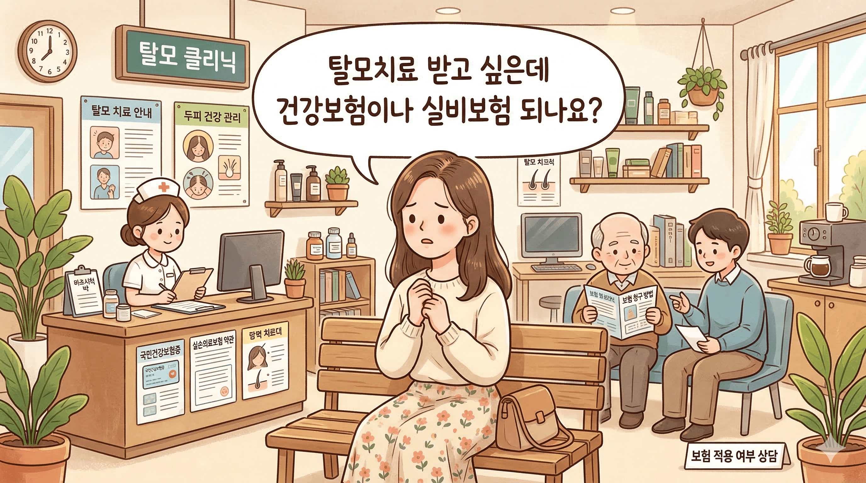 탈모치료 비용 보험 되나요