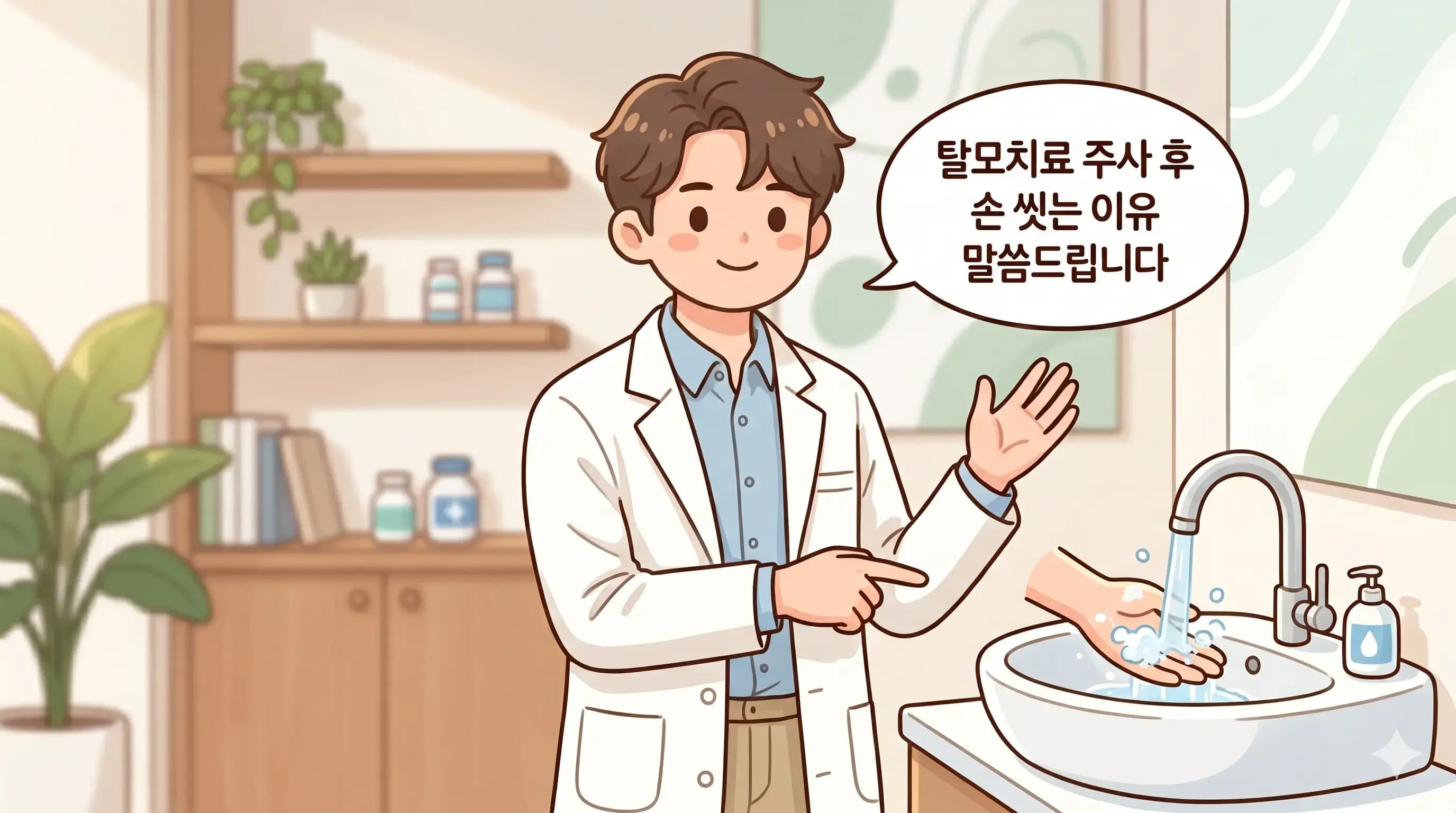 역삼 탈모치료 주사 후 손을 씻는 이유 알려주세요