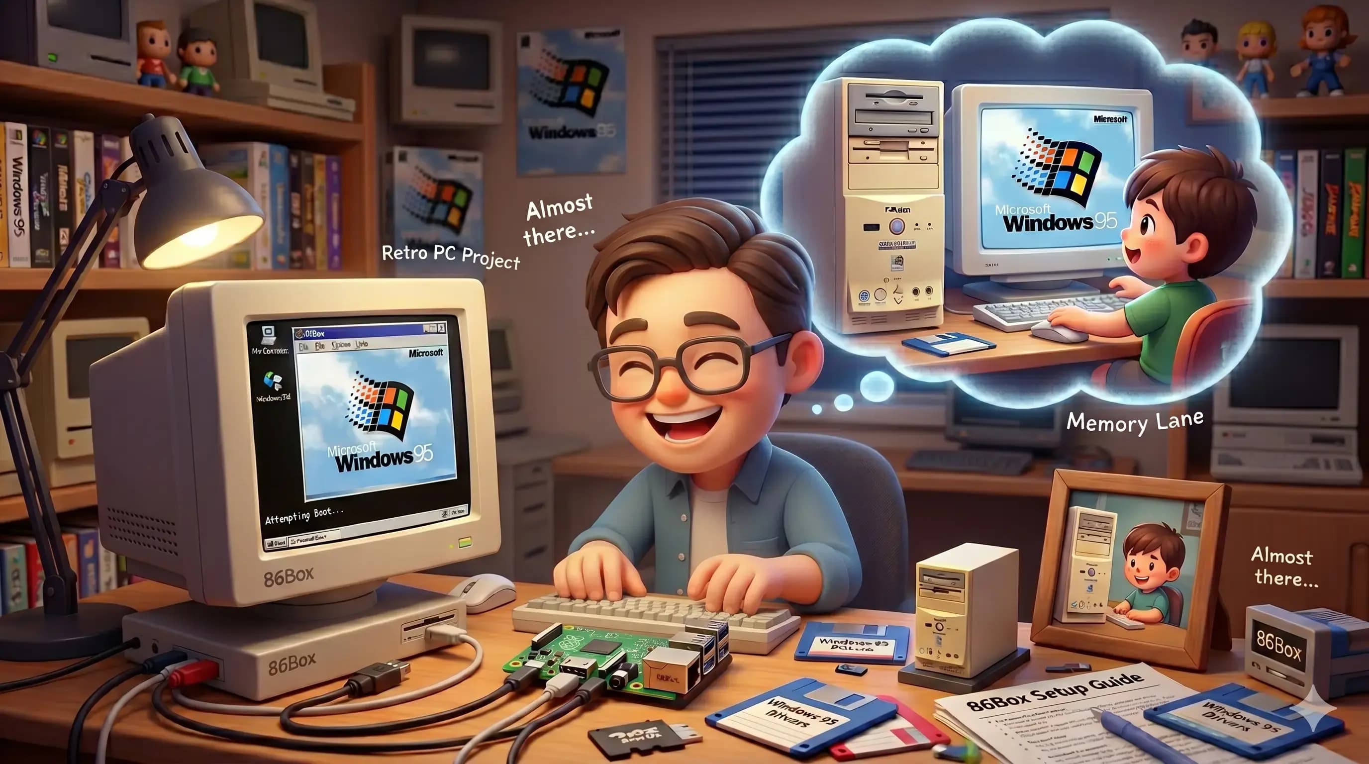 레트로 PC, 86Box로 도스박스보다 더 리얼하게 즐기기