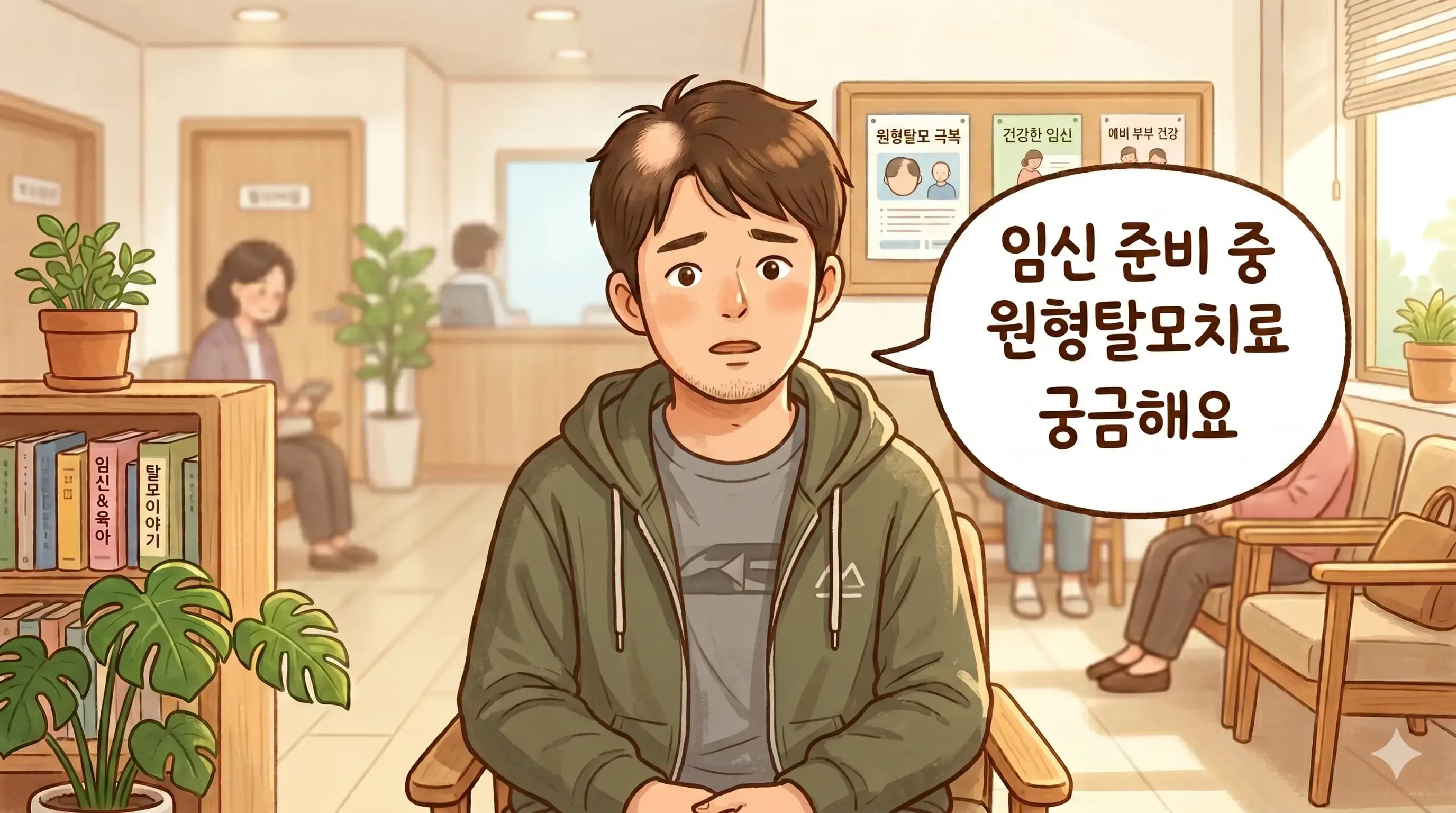 임신준비 중 원형탈모 치료, 스테로이드 써도 될까요