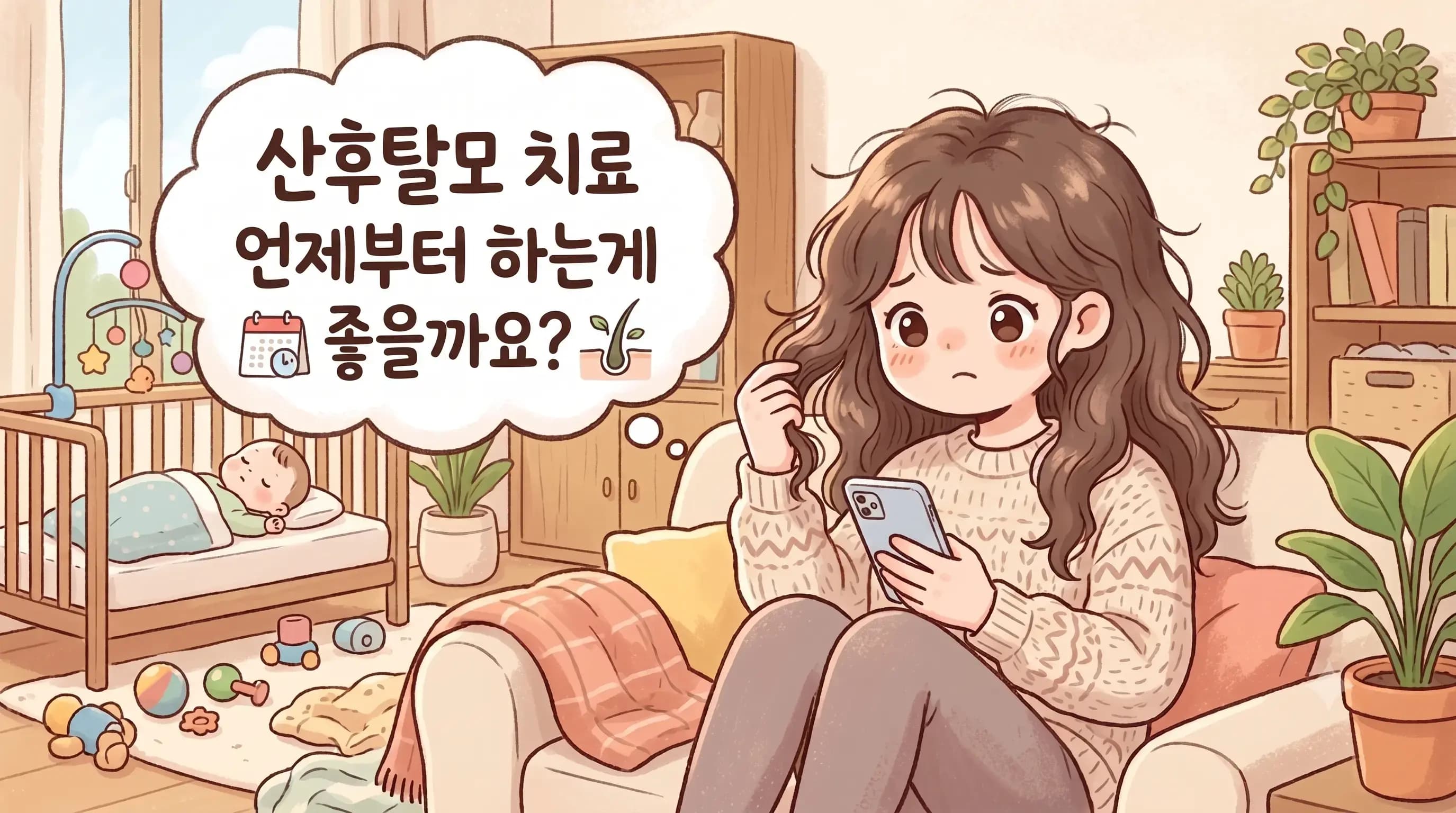 강남 산후탈모치료 시작 언제부터 추천하나요