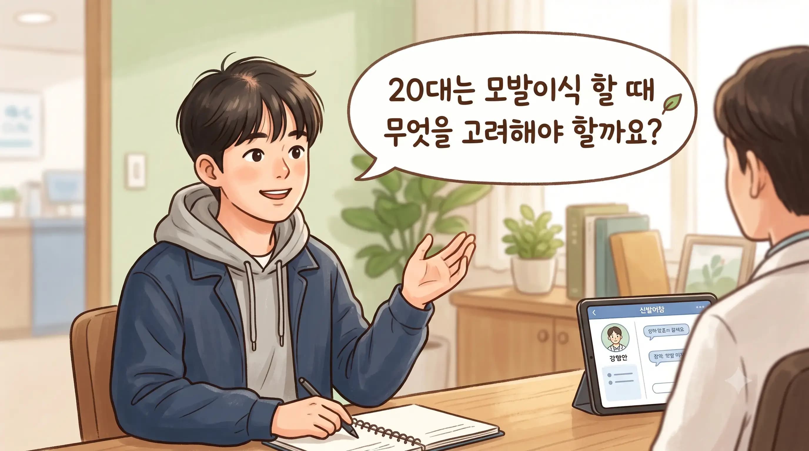 강남 모발이식 20대에 해도 되나요