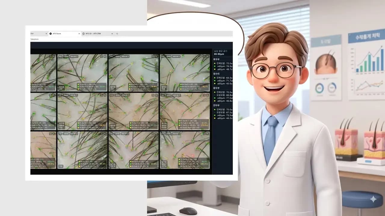 가장 정확한 탈모진단 인공지능 AFS Score 버전업