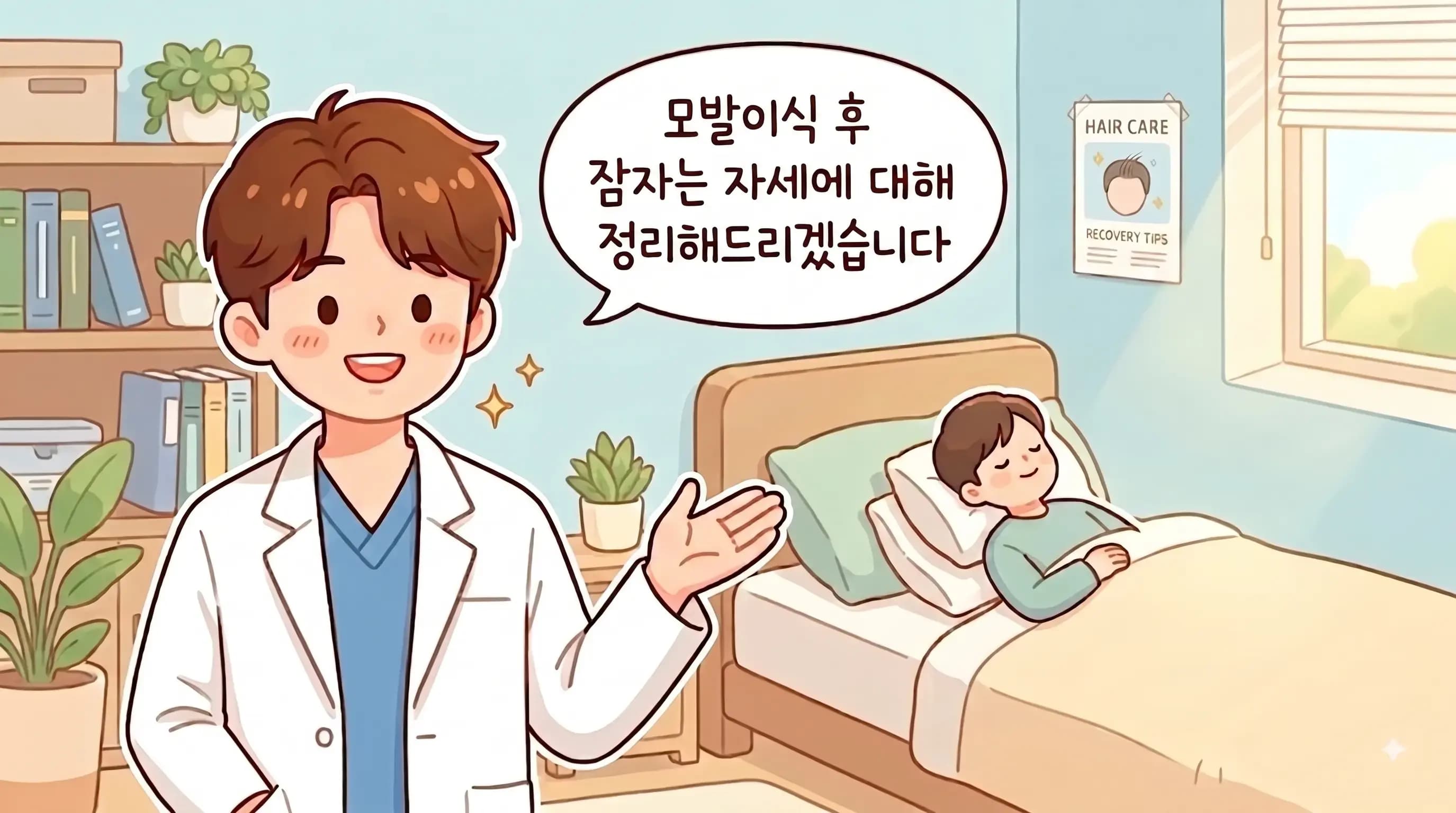 역삼 모발이식 후 잠 어떻게 자야 하나요
