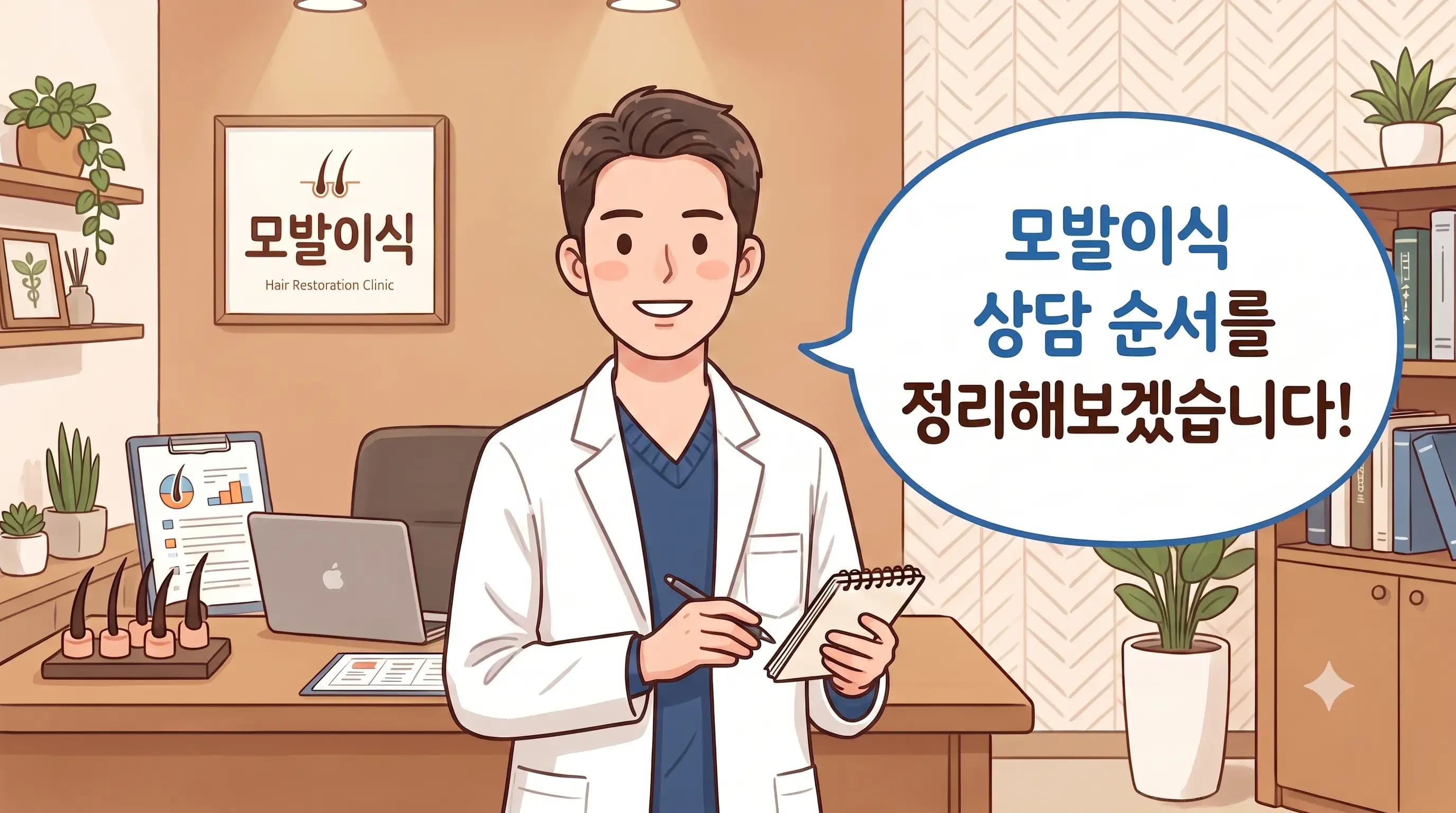 선릉역 모발이식 상담 어떻게 진행되나요