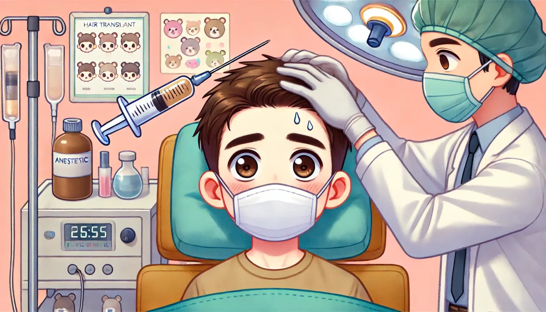 모발이식 통증 아픈가요