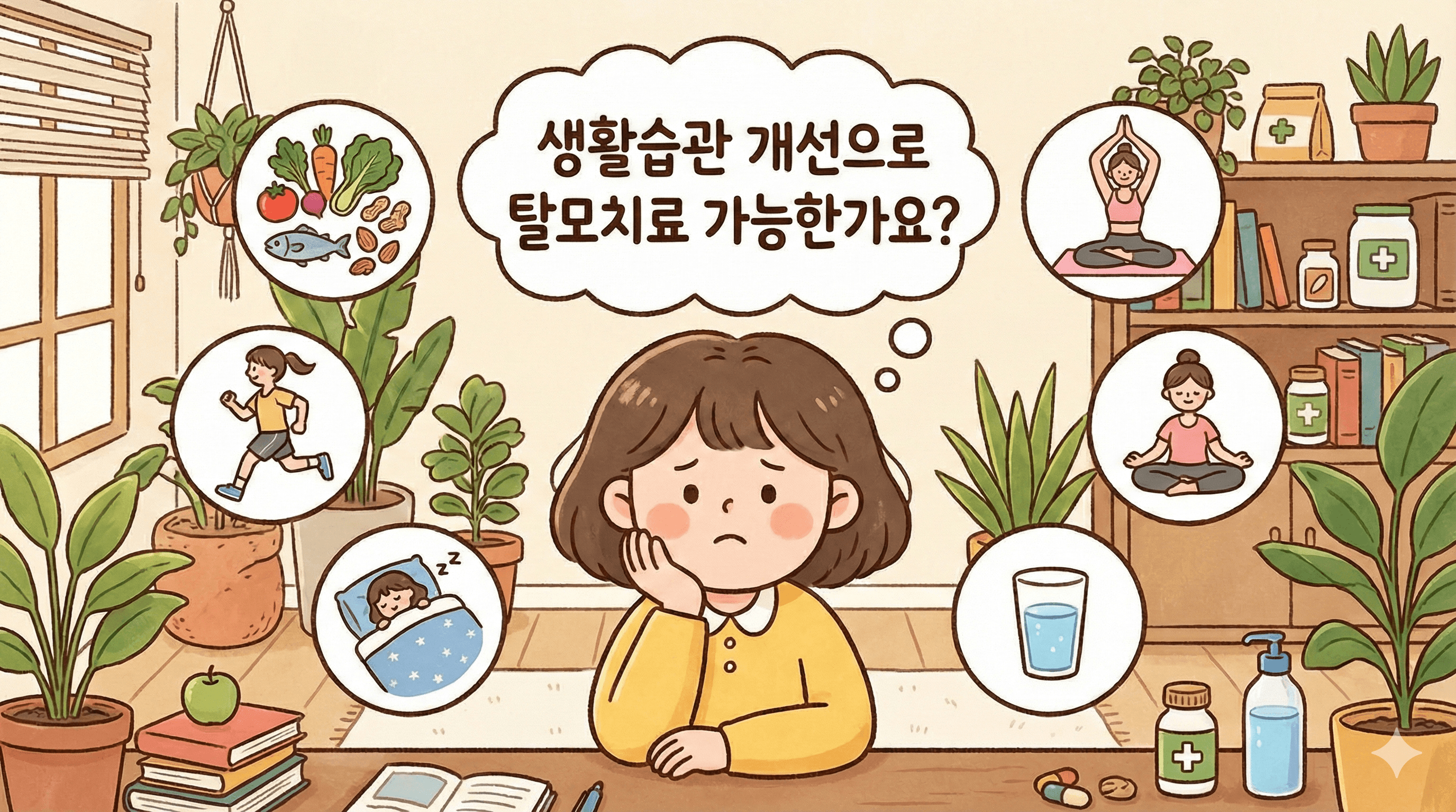 탈모치료 생활습관 영향 받나요