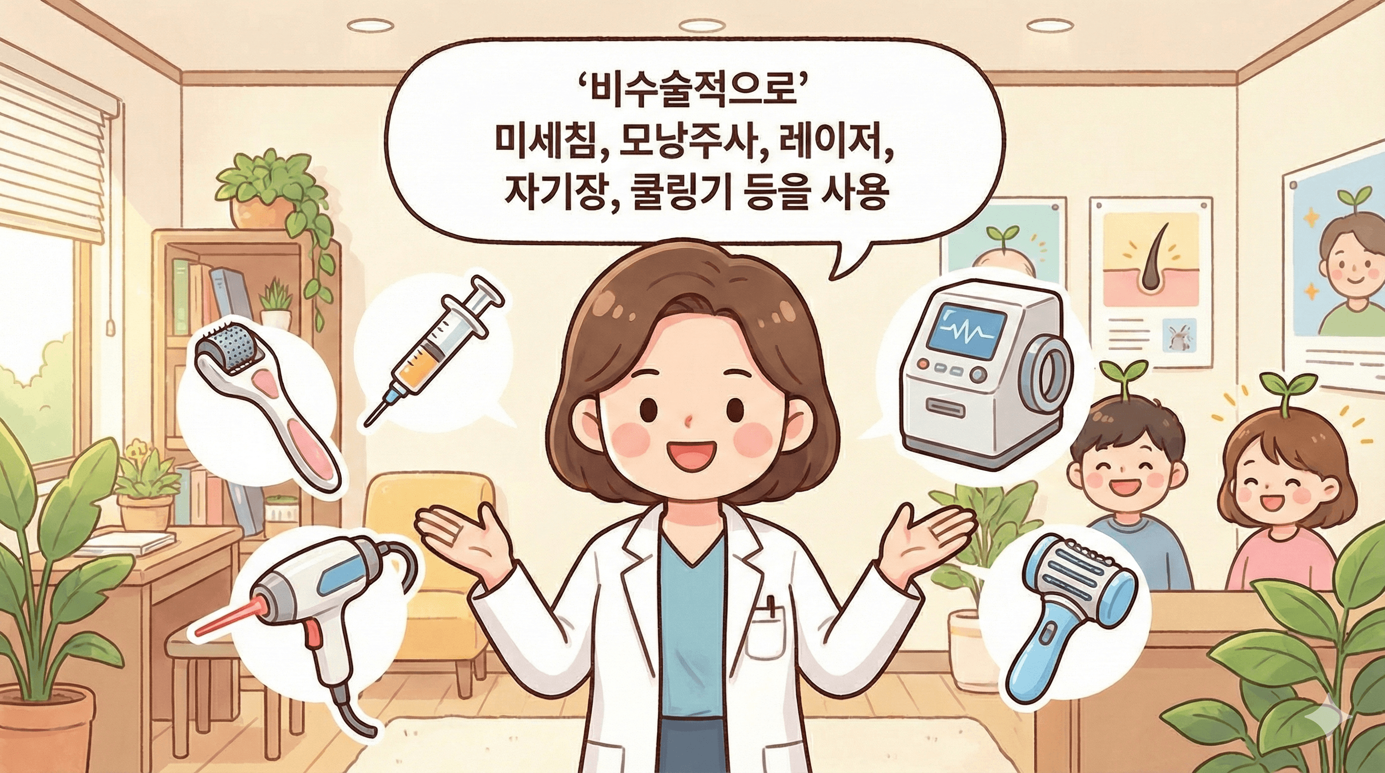 비수술적 탈모치료 장단점 정리합니다