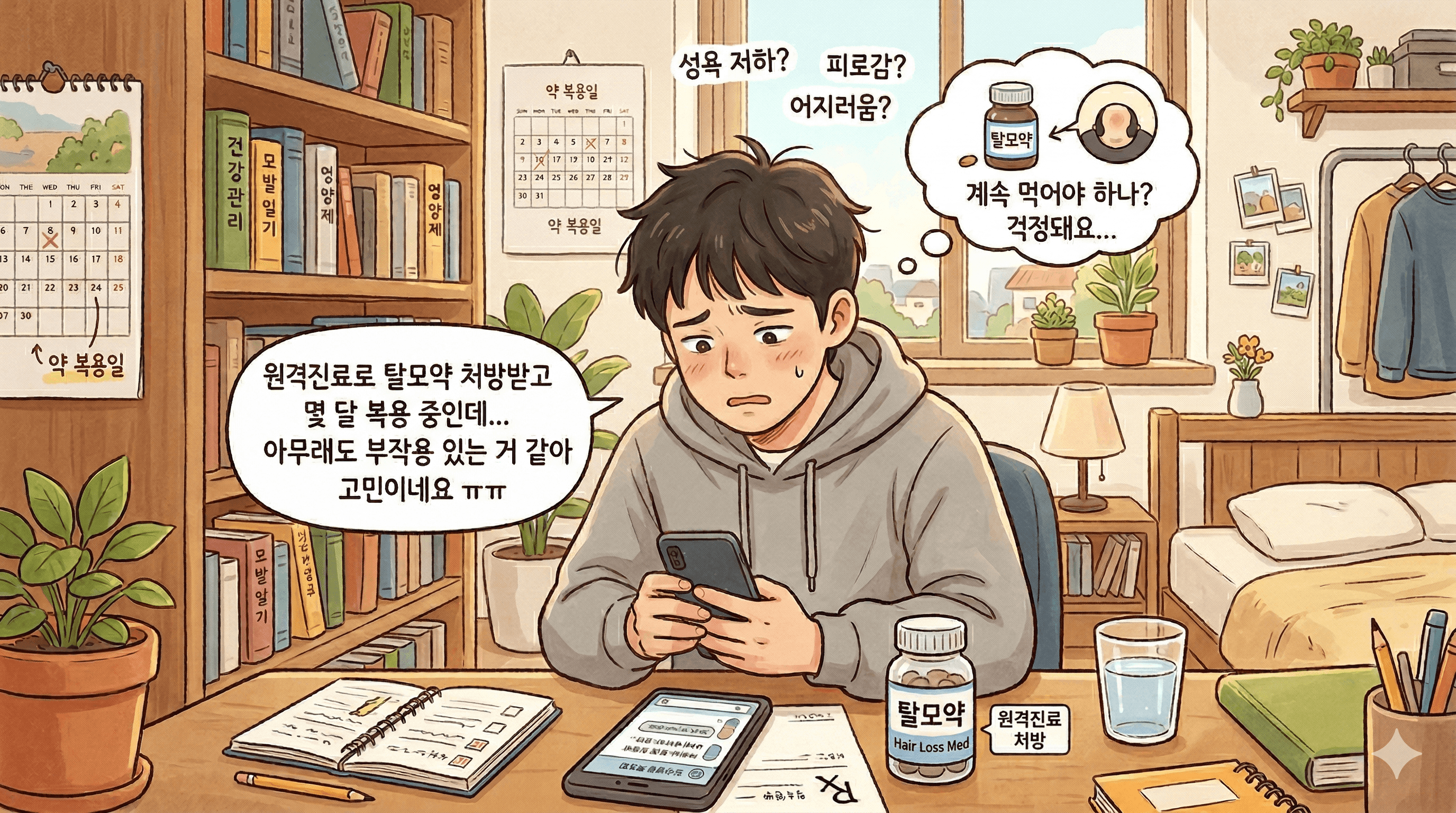 피나스테리드 부작용 두타스테리드로 바꿔도 되나요