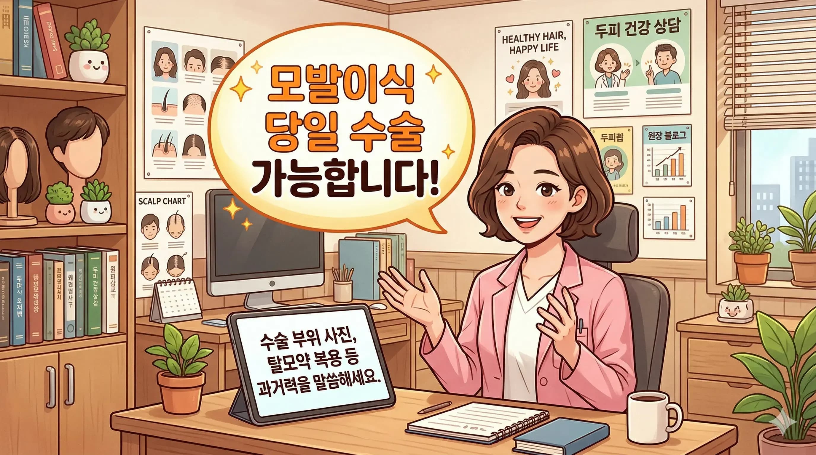 강남 모발이식 당일수술 가능한가요