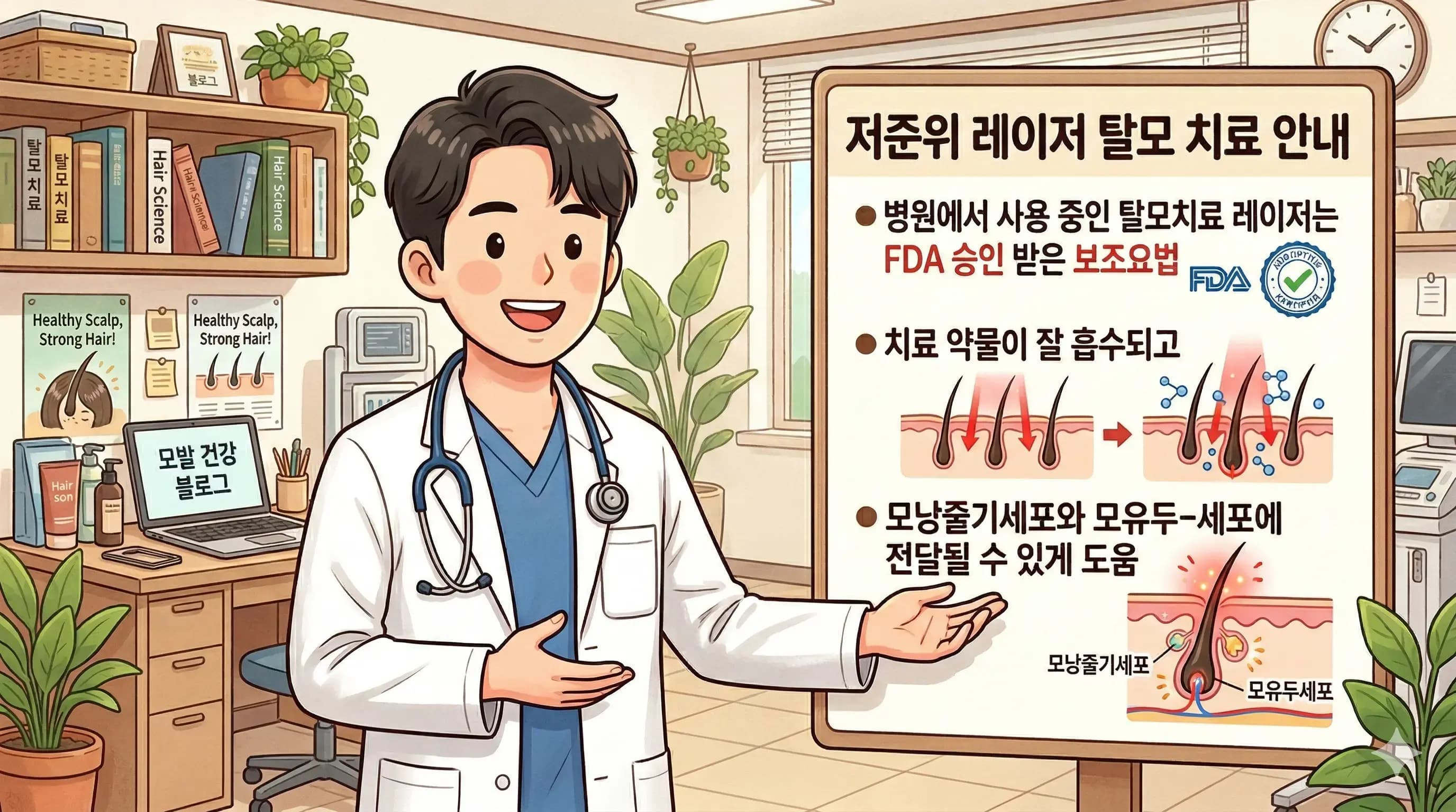 강남 탈모피부과 레이저 치료 알려드립니다