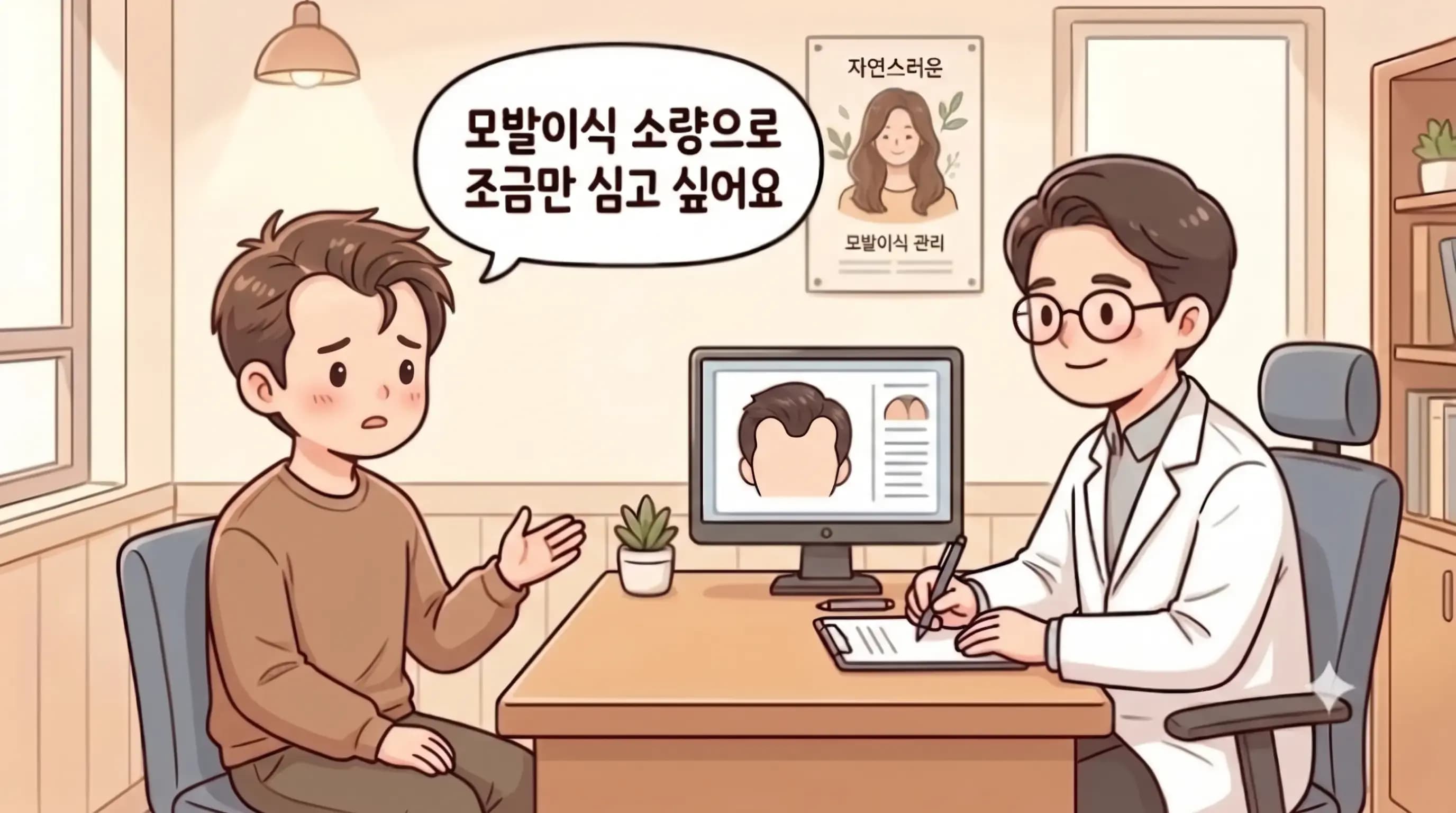 강남 모발이식, 조금만 심어도 의미 있나요
